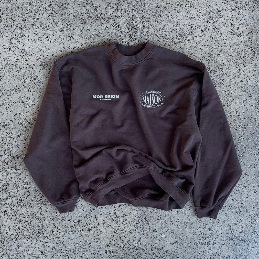Guardian Angel Crewneck - Mocha